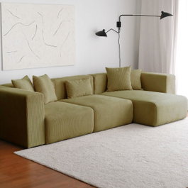 Atelier Del Sofa Sofá Esquinero Yolo - Caqui